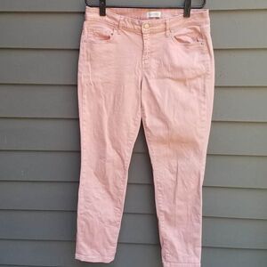 Jessica Simpson Coral Rolled Crop Skinny Jeans size 10/30